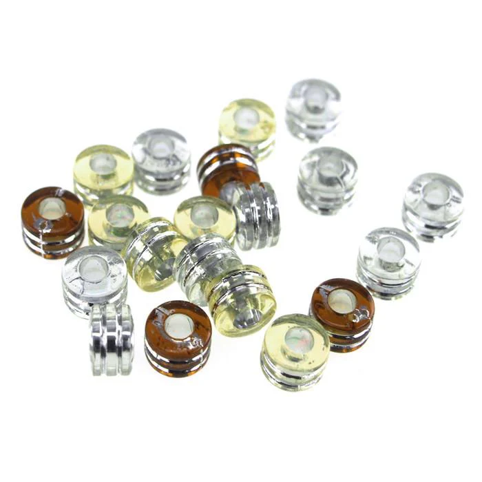 Acrylic Pony Beads, 9mm, 80-Piece - Image 2