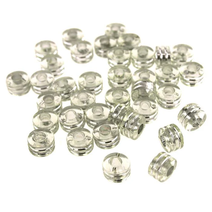 Acrylic Pony Beads, 9mm, 80-Piece - Image 3