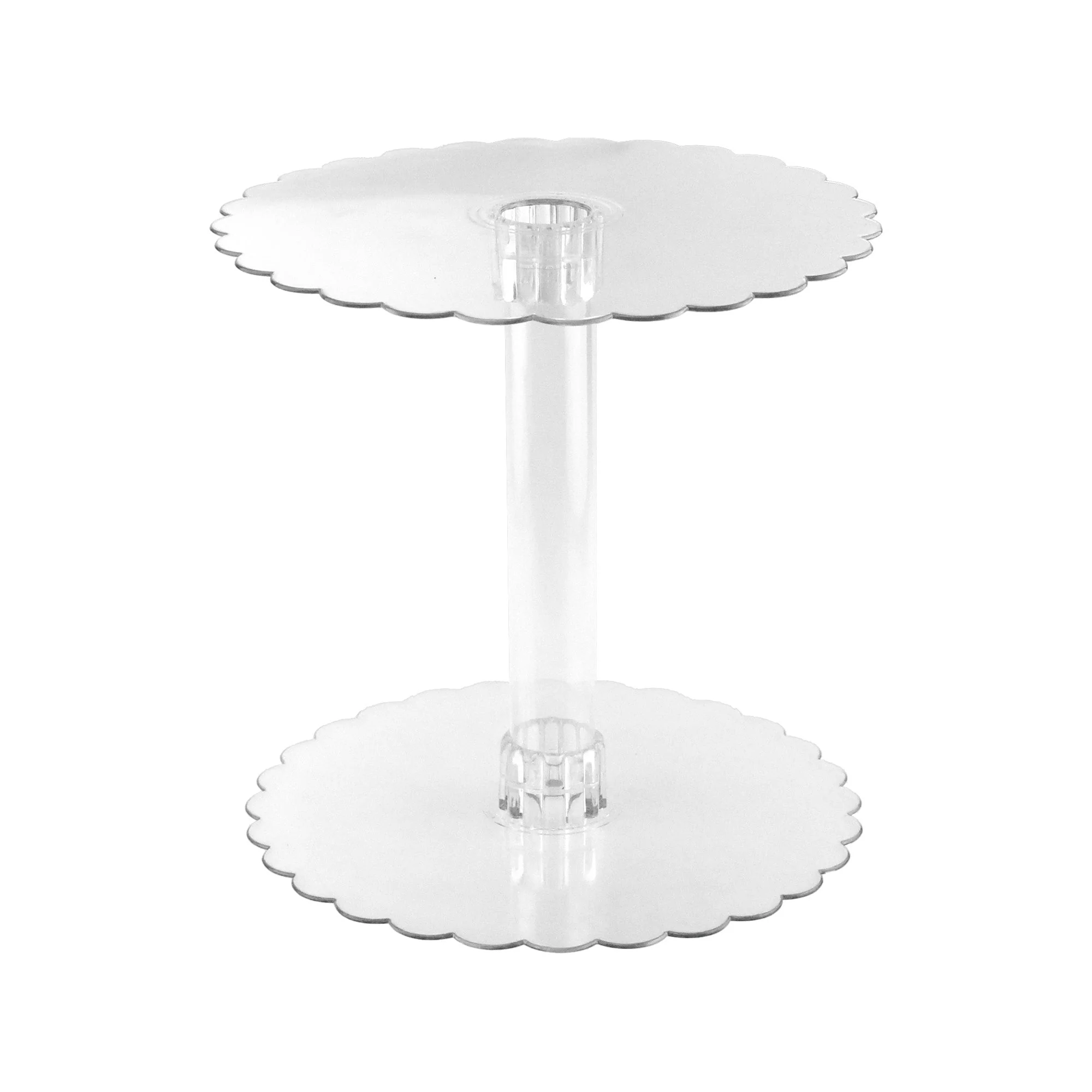 Acrylic Cake Stand, 12-Inch, 6-Count - Clear - Image 3
