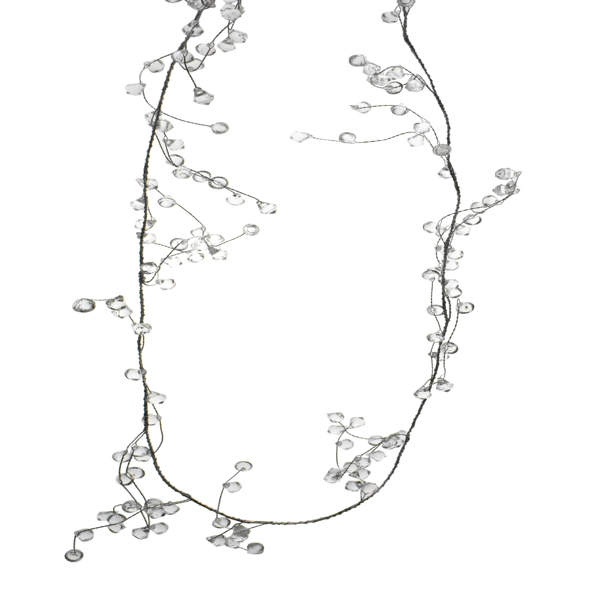 Acrylic Clear Diamond Decorative Garland, 45-Inch - Image 3