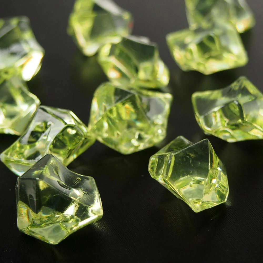 Acrylic Crystal Gem Stone Ice Rocks Table Scatter, 1-inch, 150-piece - Image 2