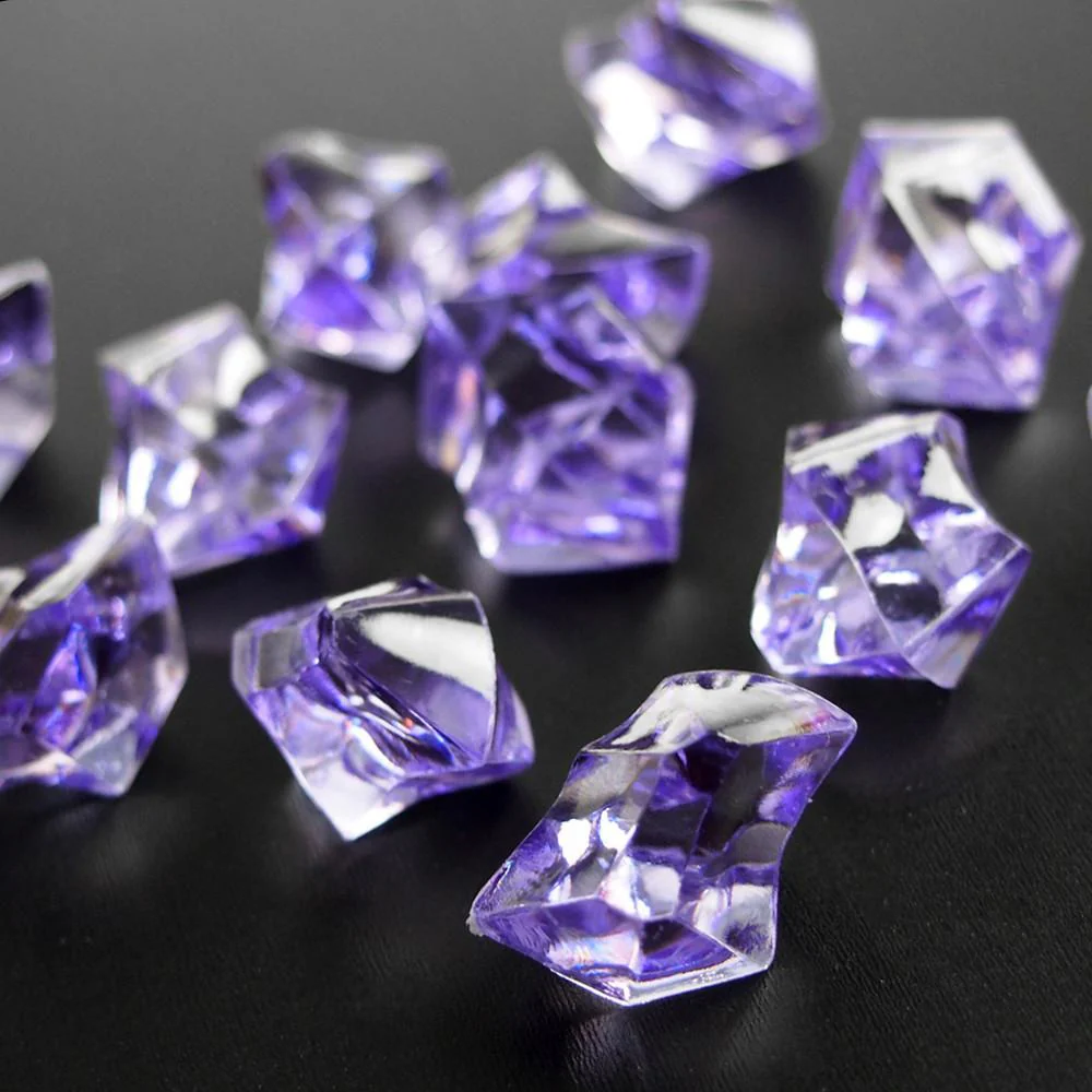 Acrylic Crystal Gem Stone Ice Rocks Table Scatter, 1-inch, 150-piece - Image 9