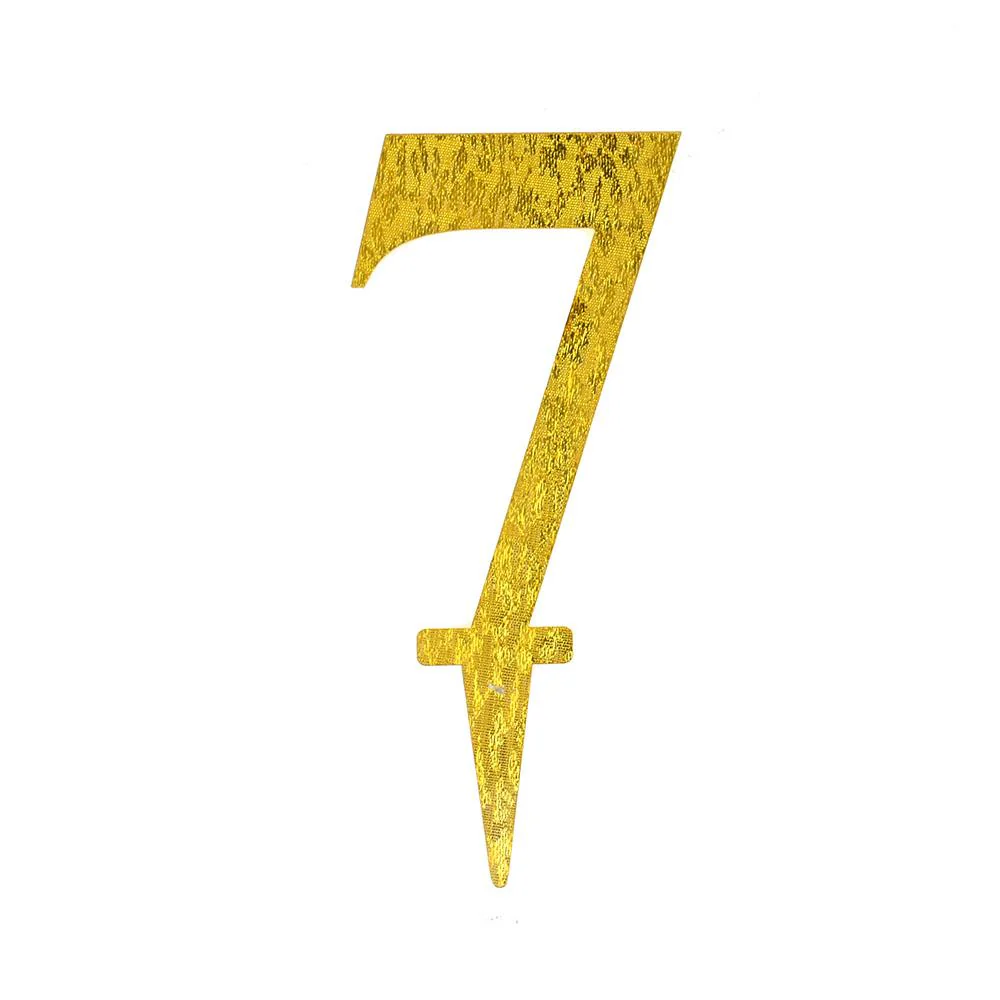 Acrylic Number Cake Toppers, 4-1/2-inch - Image 8