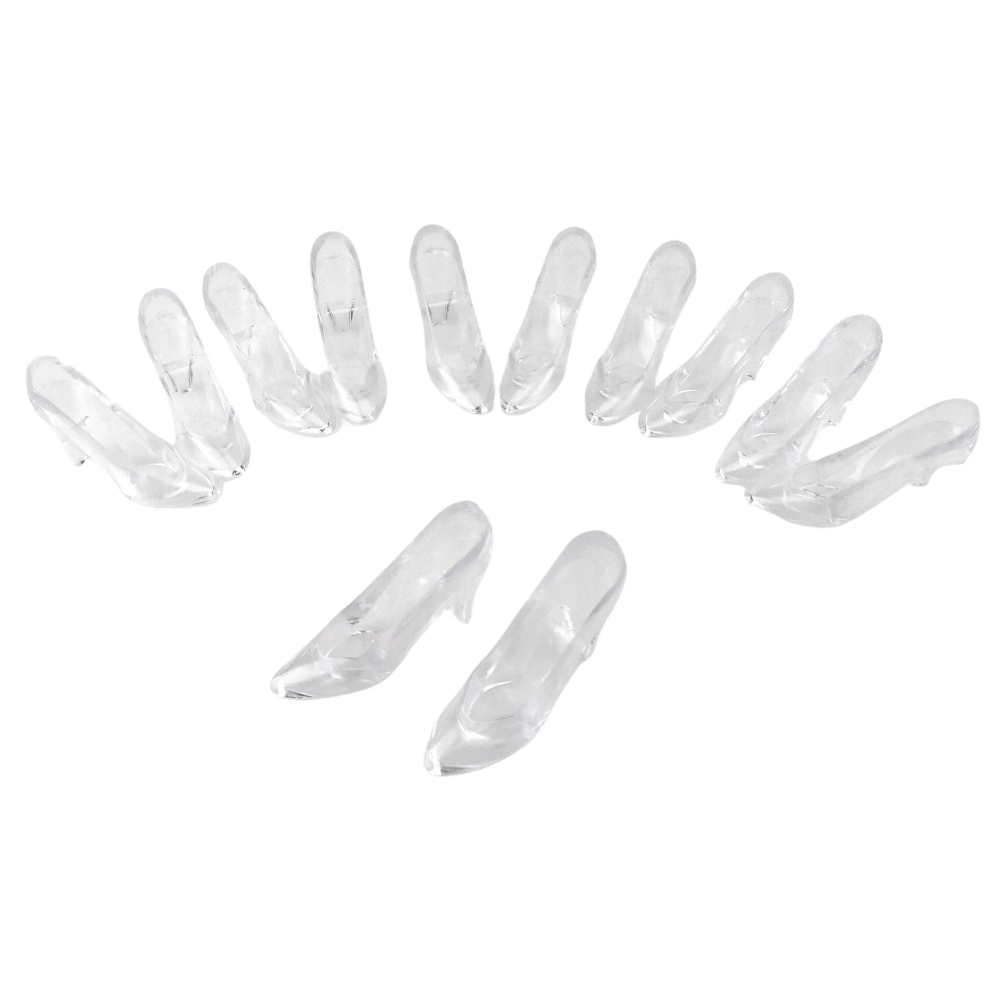 Acrylic Plastic High Heel Pumps Favors, 3-1/2-Inch, 12-Count - Clear - Image 2