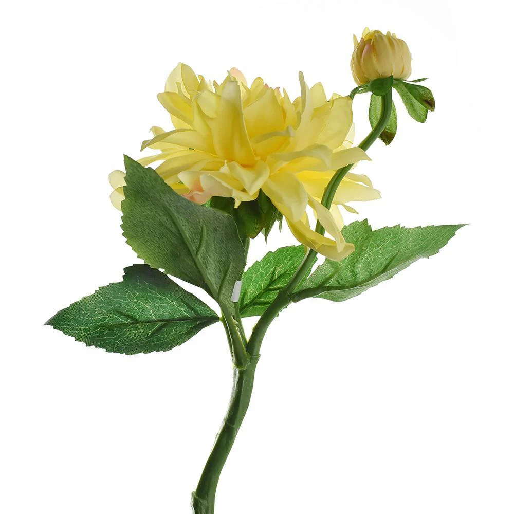 Artificial Dahlia Spray, 13-Inch - Image 6