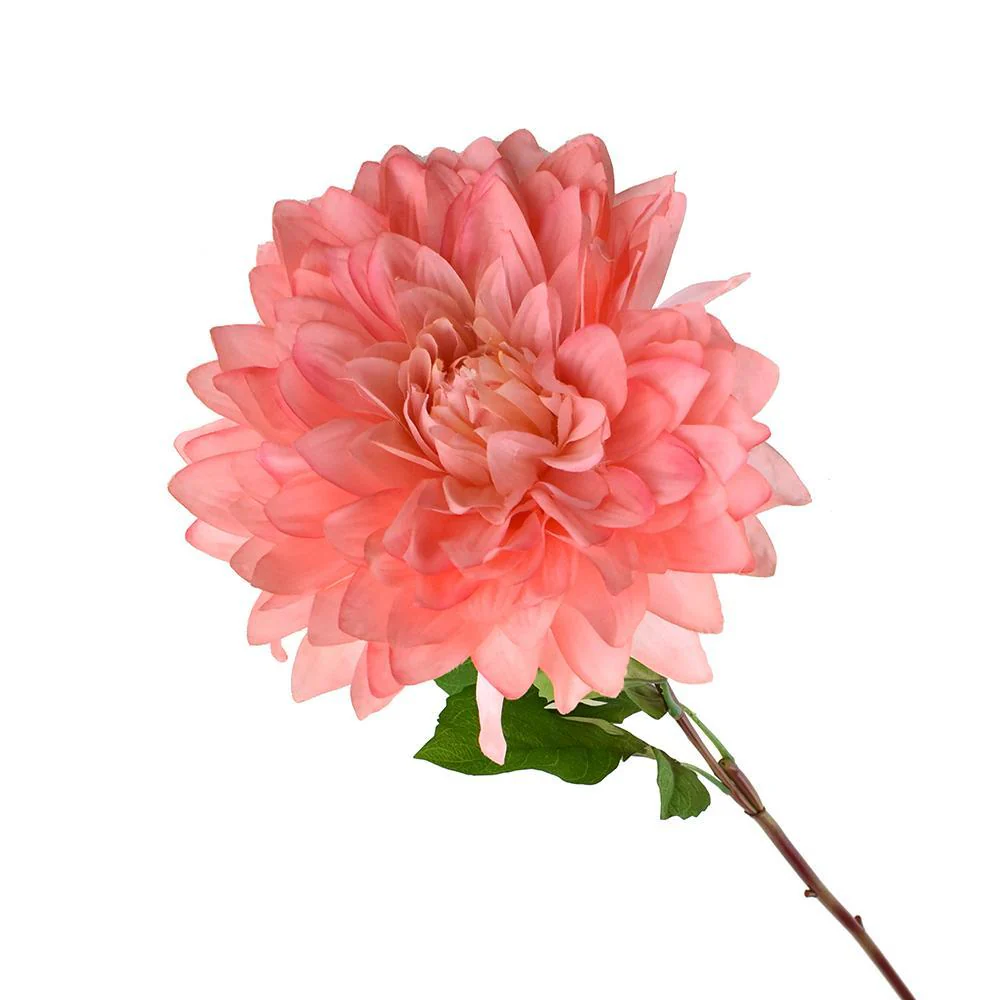 Artificial Dinner Plate Dahlia Spray, 27-1/2-Inch - Image 2