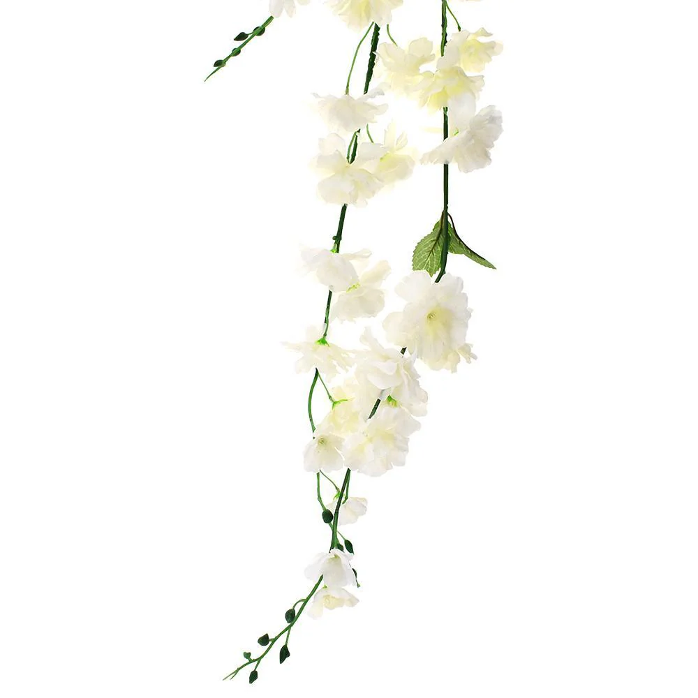 Artificial Wisteria Hanging Flowers Spray, 45-Inch - Image 3