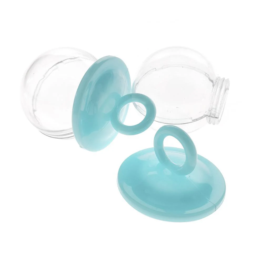 Baby Shower Plastic Pacifier Favor Box, 2-1/2-Inch. 12-Count - Image 2