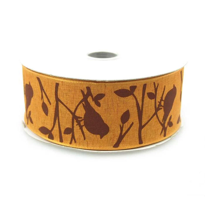 Birds Poly Ribbon Wired Edge, 1-1/2-Inch, 10 Yards - Image 3