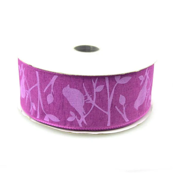 Birds Poly Ribbon Wired Edge, 1-1/2-Inch, 10 Yards - Image 5