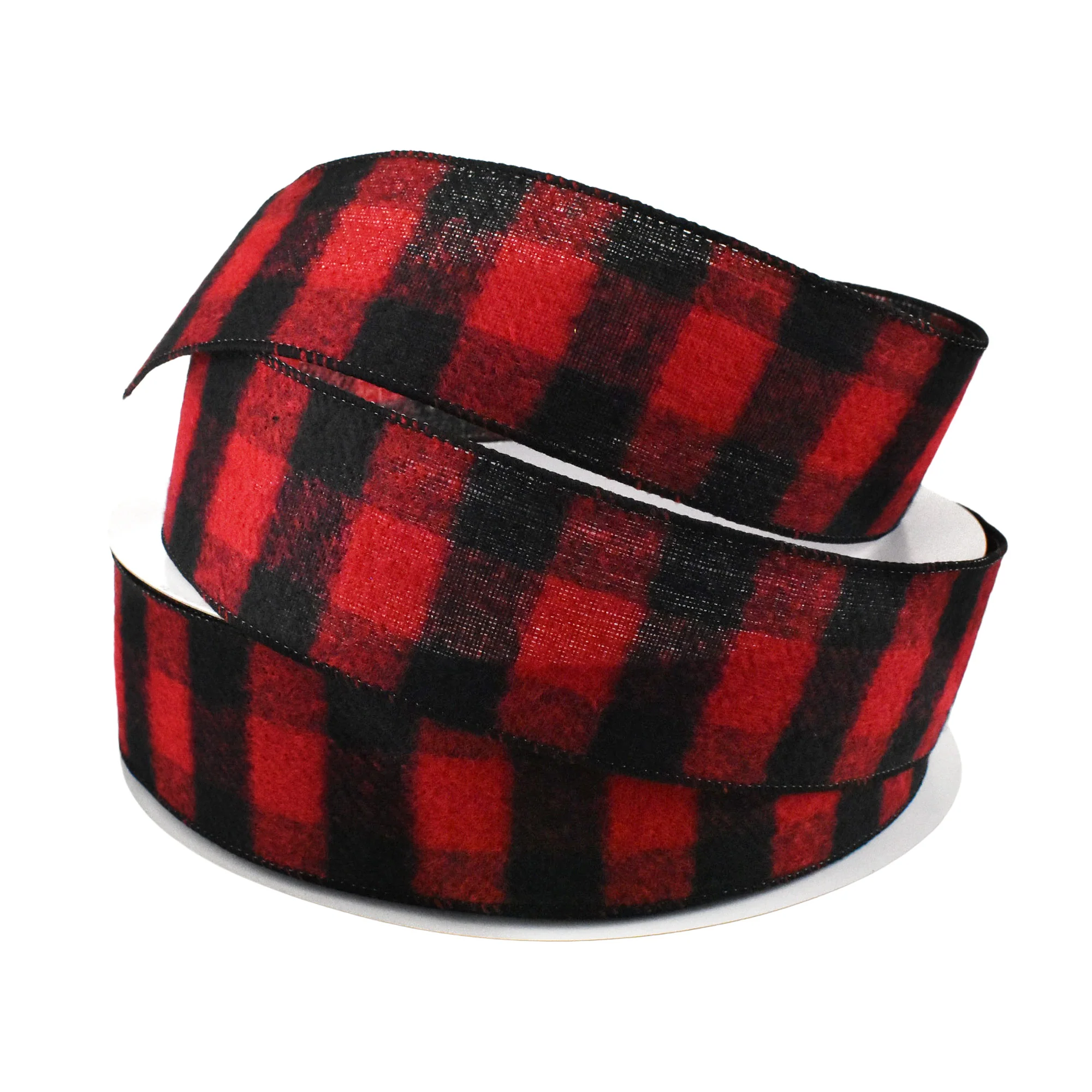 Brushed Buffalo Plaid Wired Ribbon - Image 12