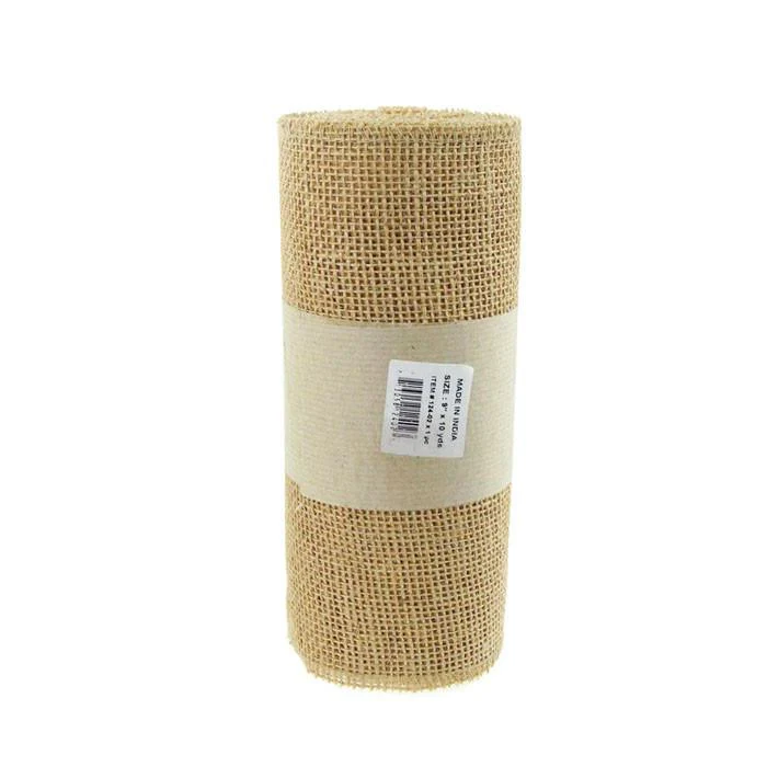 Natural Burlap Rolls Natural Fabric, 10 Yards - Image 5