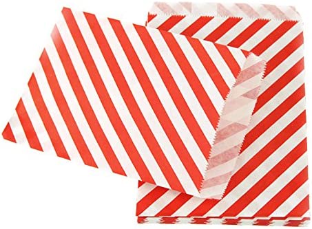 Candy Stripe Paper Treat Bags, 7-inch 25-Piece - Image 5