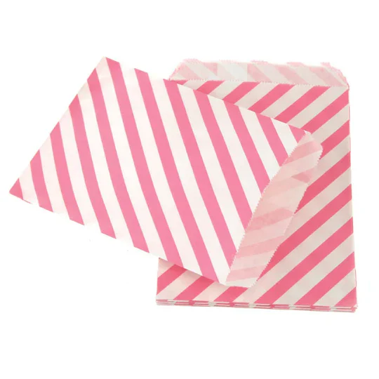 Candy Stripe Paper Treat Bags, 7-inch 25-Piece - Image 6