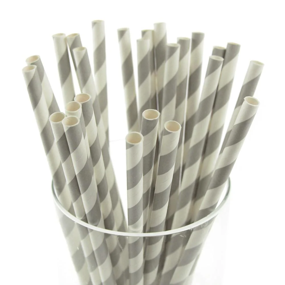 Candy Striped Paper Straws, 7-3/4-inch, 25-Piece - Image 17