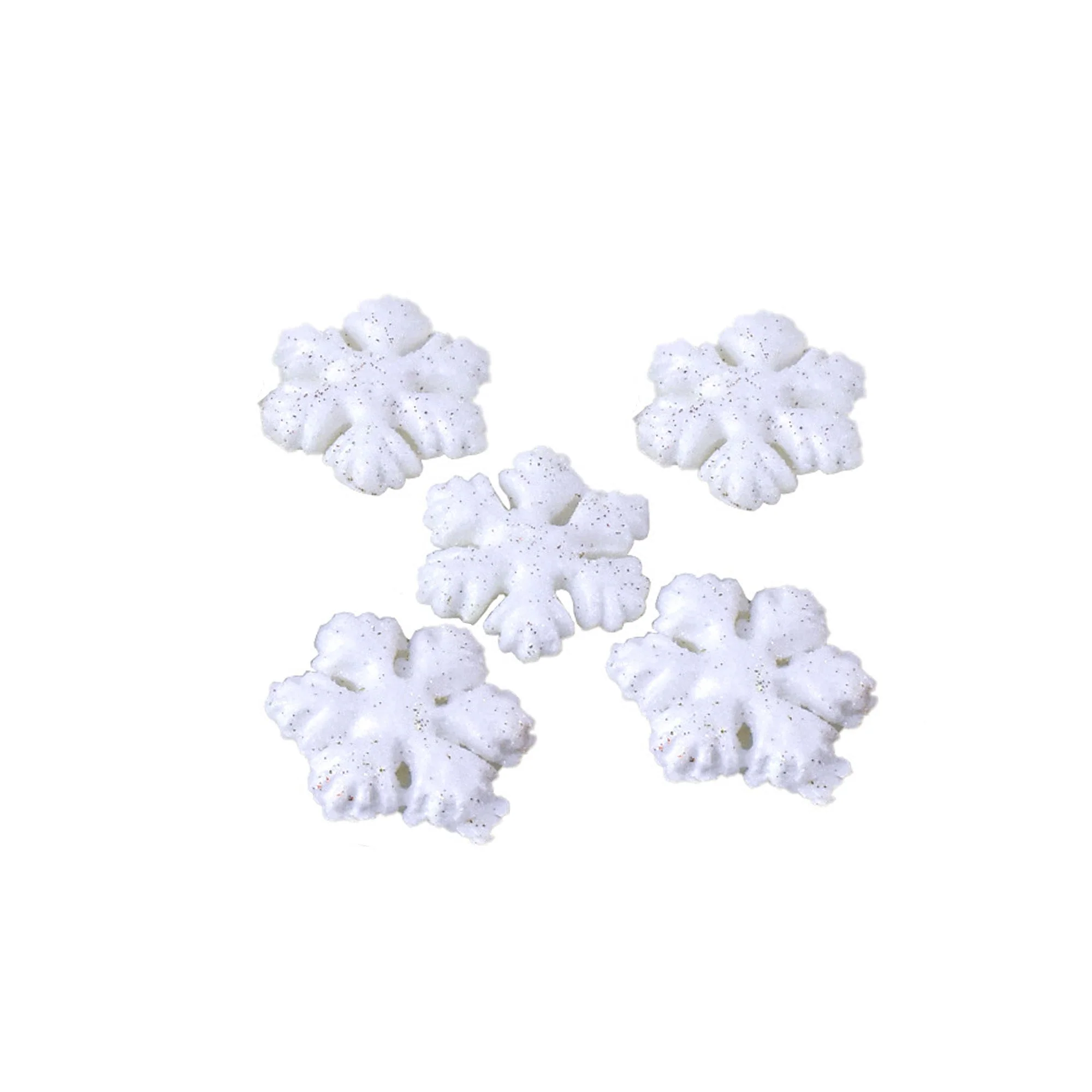 Christmas Glitter Polyfoam Scatter Shapes, 2-Inch, 20-Piece - Image 5