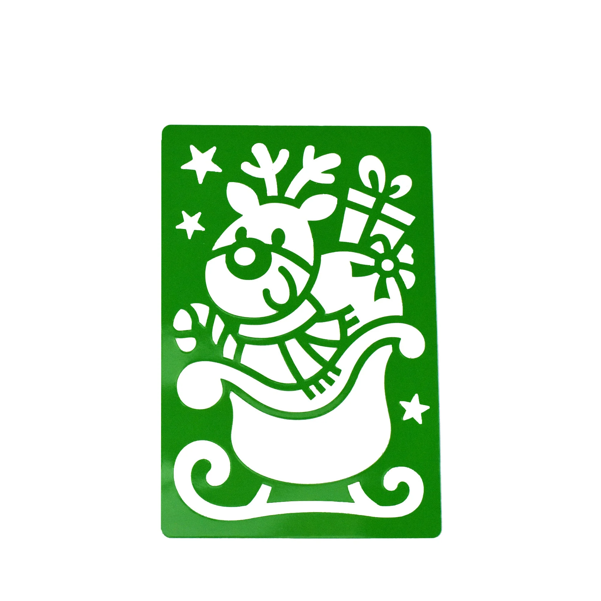 Christmas Multi-Media Art Stencils, 8-1/4-Inch x 5-1/2-Inch, 8-count - Image 4