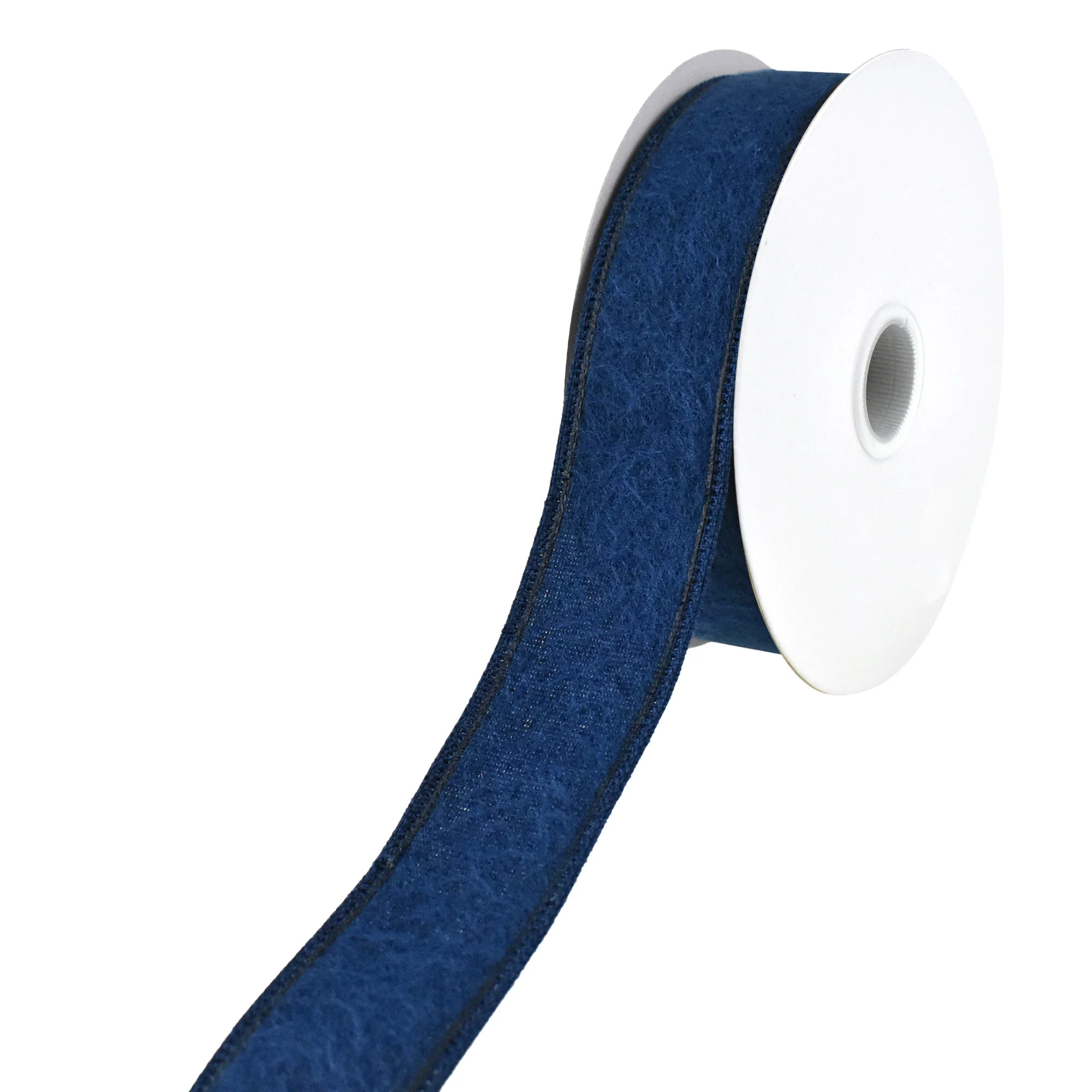 Christmas Soft Brushed Linen Wired Ribbon, 10-yard - Image 5