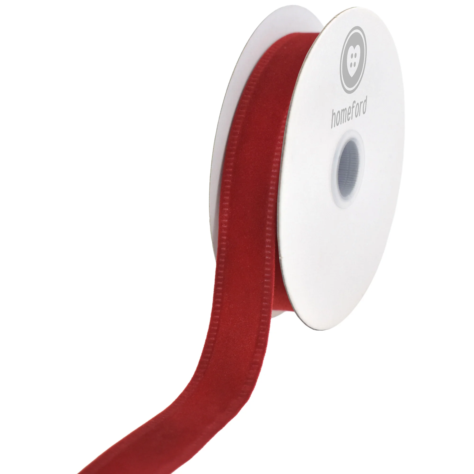 Christmas Velvet Wired Edge Ribbon, 10-yard - Image 9