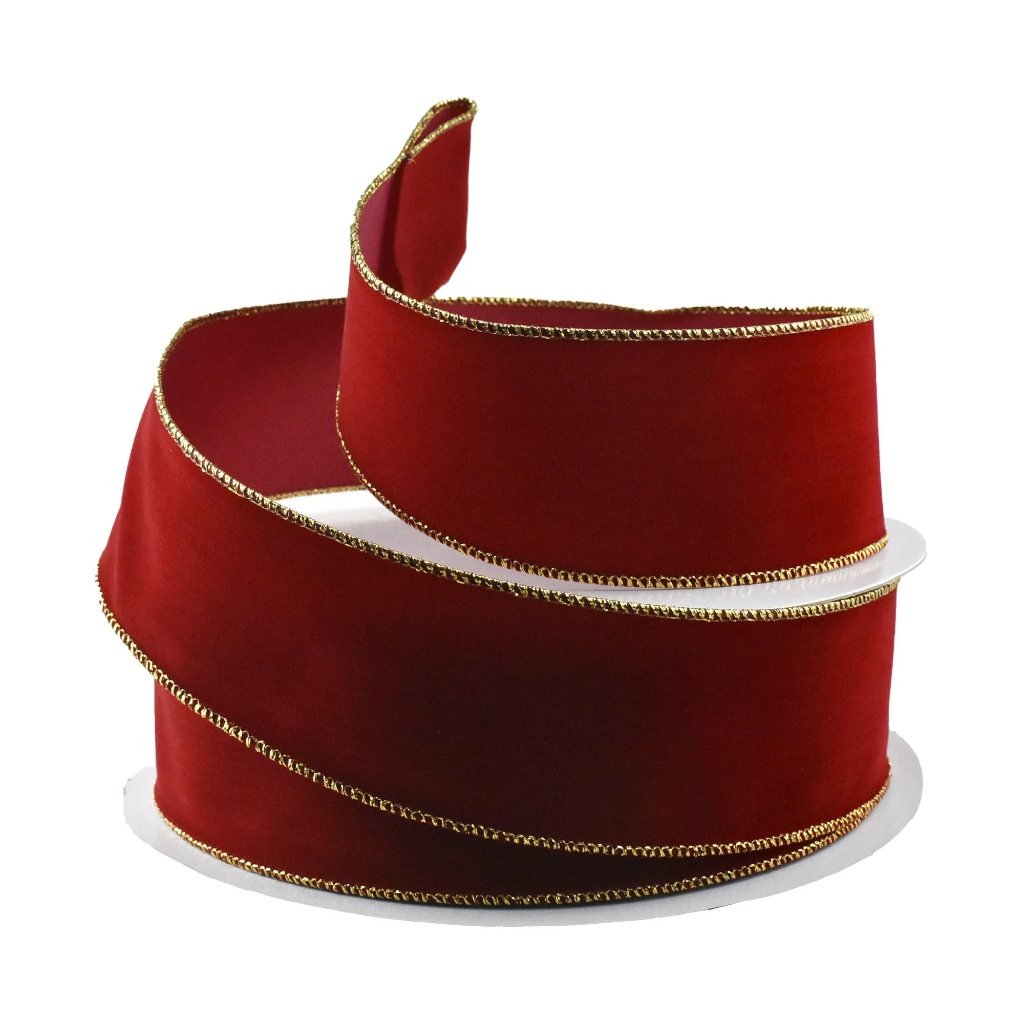 Christmas Velvet Wired Edge Ribbons - Image 18