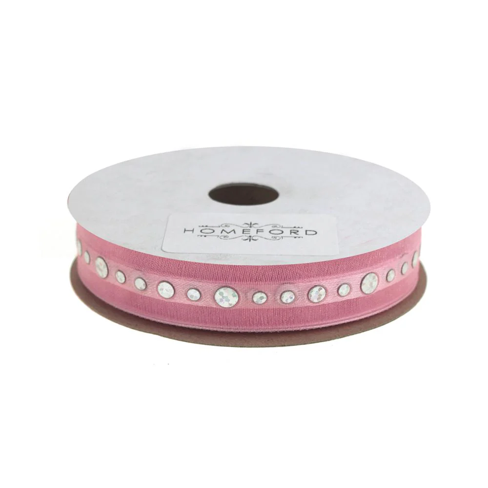 Circle Bling Center Sheer Ribbon, 5/8-Inch 3 Yards - Image 3