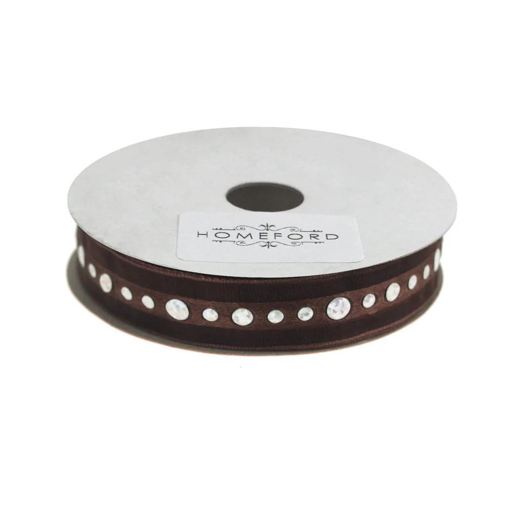 Circle Bling Center Sheer Ribbon, 5/8-Inch 3 Yards - Image 5