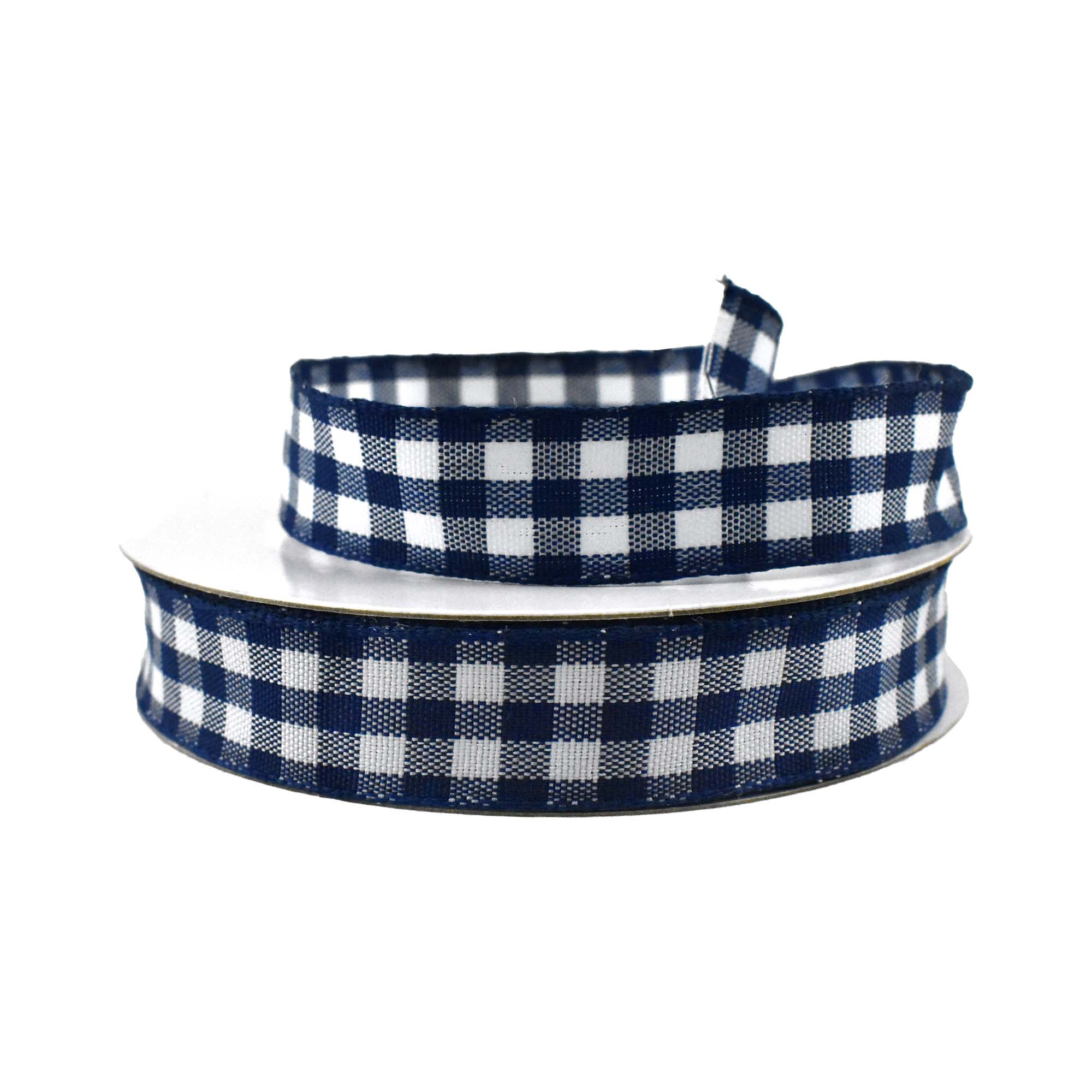 Classic Checkered Plaid Wired Ribbon, 5/8-Inch, 10-Yard - Image 10