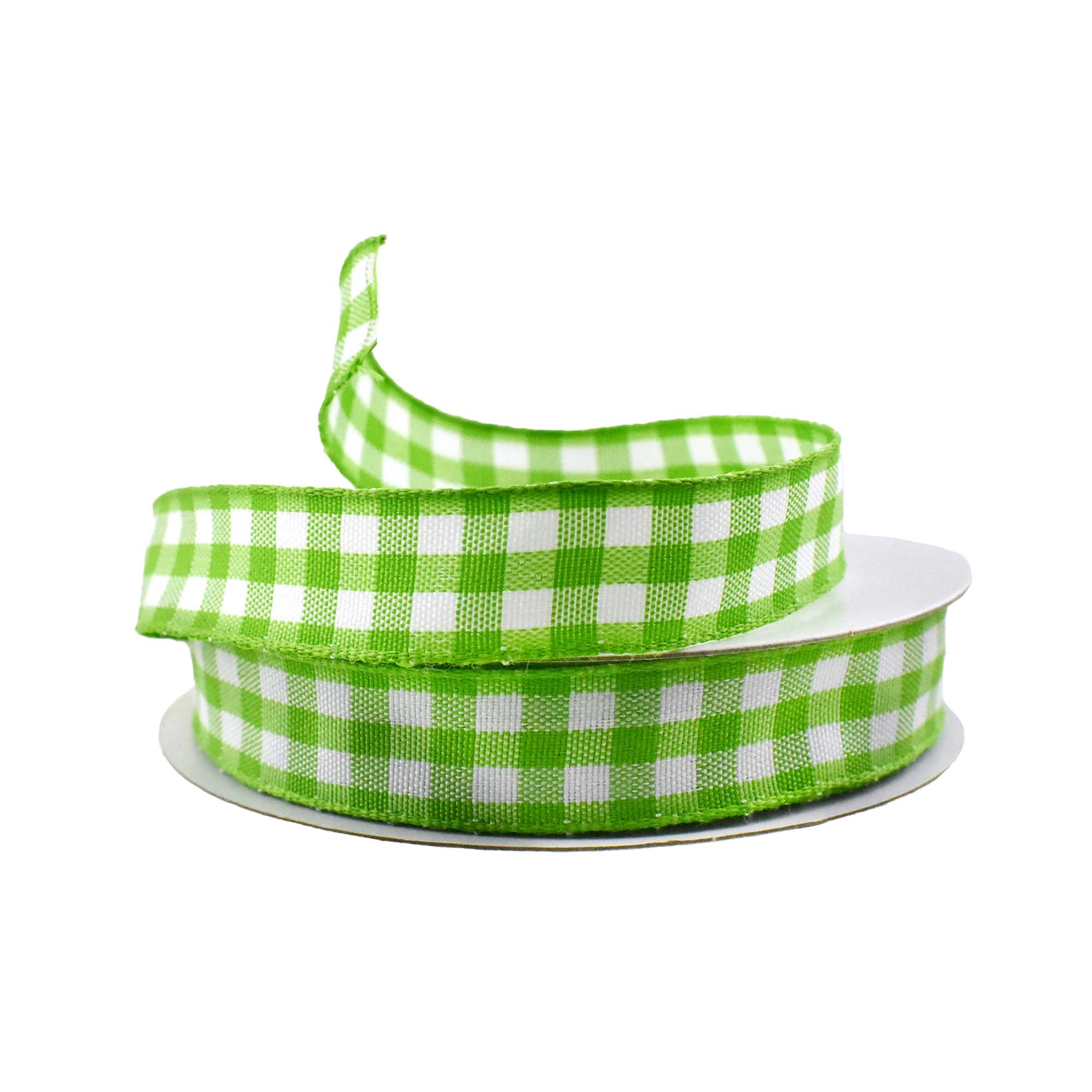 Classic Checkered Plaid Wired Ribbon, 5/8-Inch, 10-Yard - Image 4