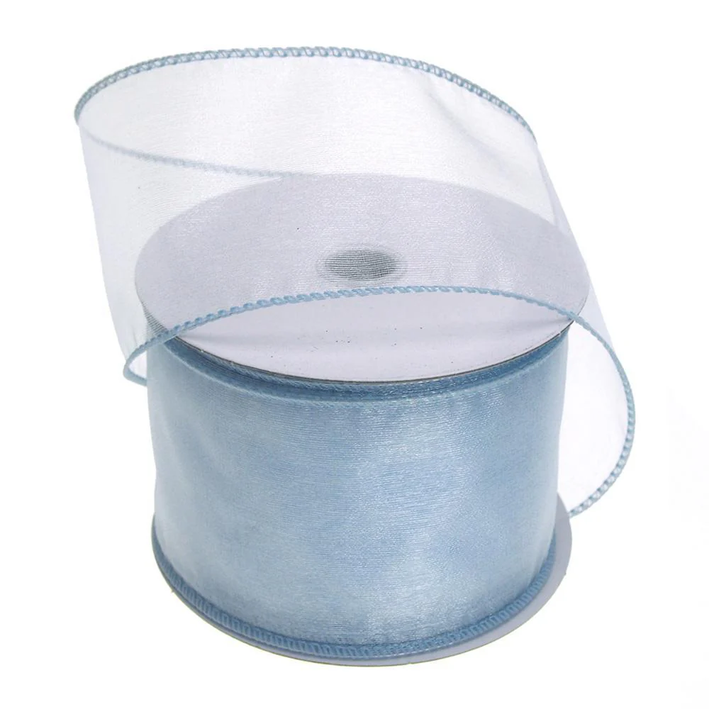 Sheer Chiffon Ribbon Wired Edge, 2-1/2-Inch, 25 Yards - Image 22