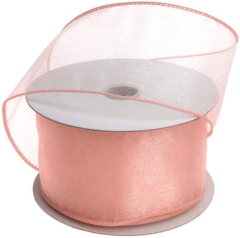 Sheer Chiffon Ribbon Wired Edge, 2-1/2-Inch, 25 Yards - Image 32