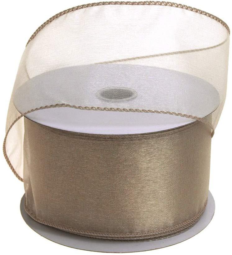 Sheer Chiffon Ribbon Wired Edge, 2-1/2-Inch, 25 Yards - Image 39