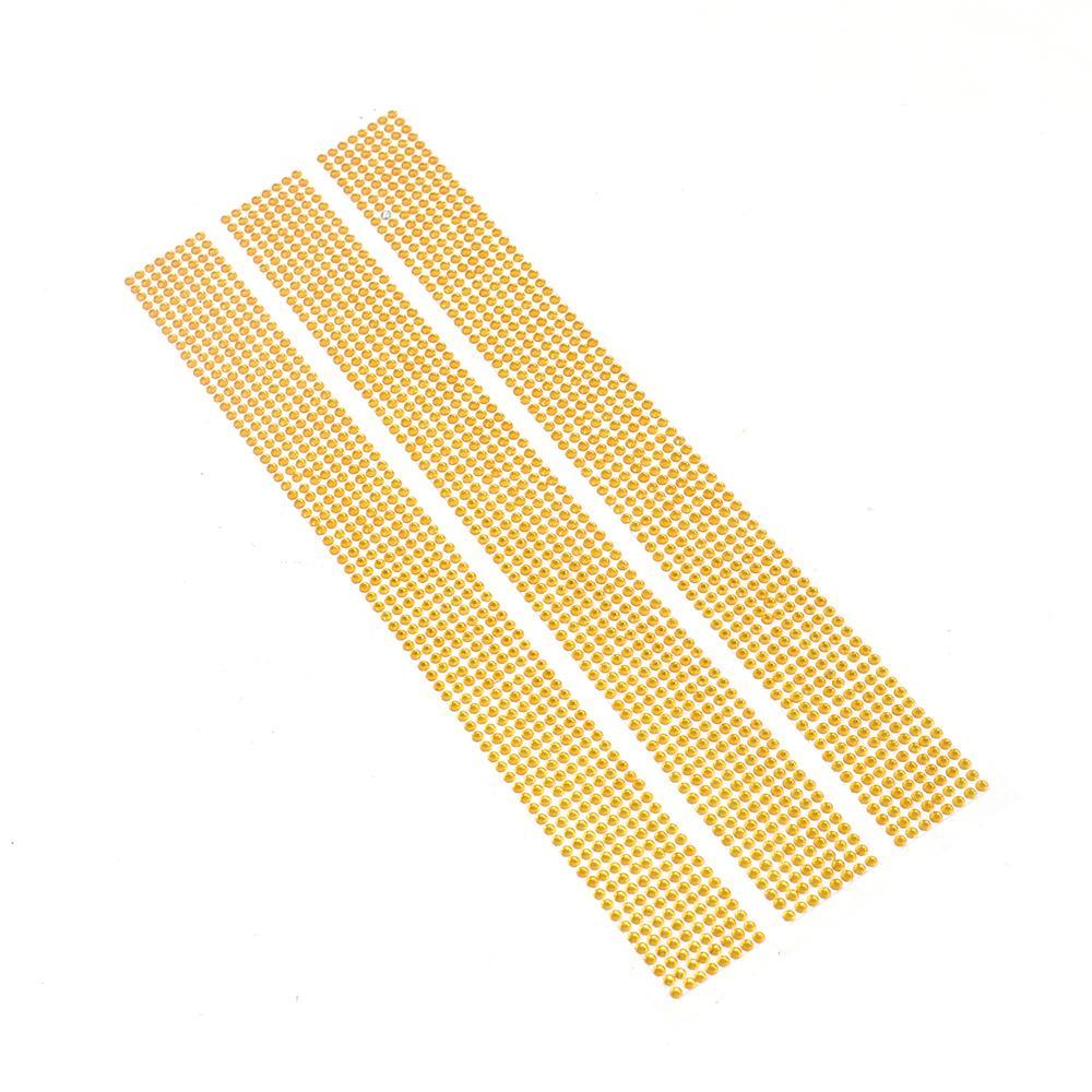 Diamond Gemstone Ribbon Stickers, 3mm - Image 2
