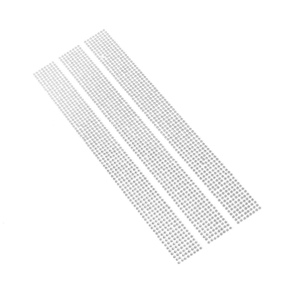 Diamond Gemstone Ribbon Stickers, 3mm - Image 3