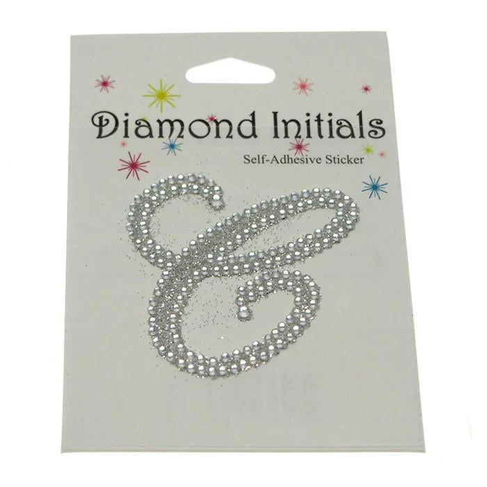 Diamond Glitter Letter Initial Stickers, 2-1/4-inch - Image 4