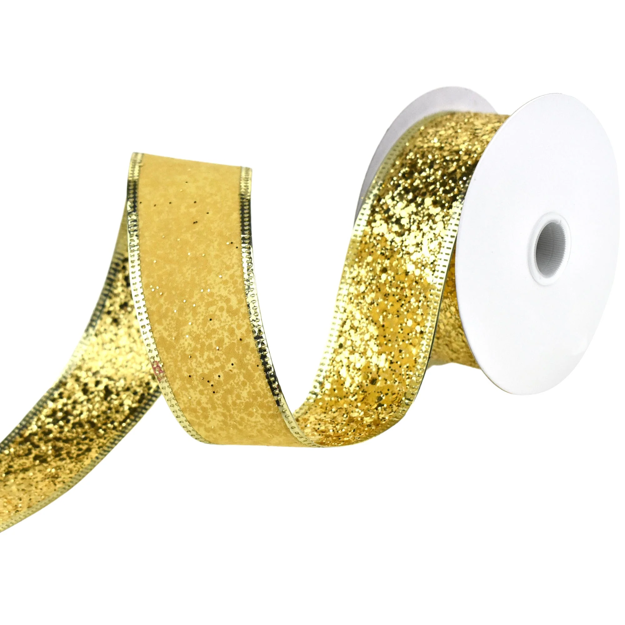 Disco Glitter Metallic Edge Wired Ribbon, 1-1/2-Inch, 10-Yard - Image 8