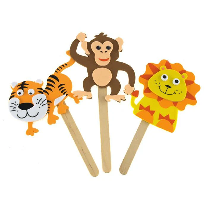 DIY Foam Character Stick Puppets - Image 3