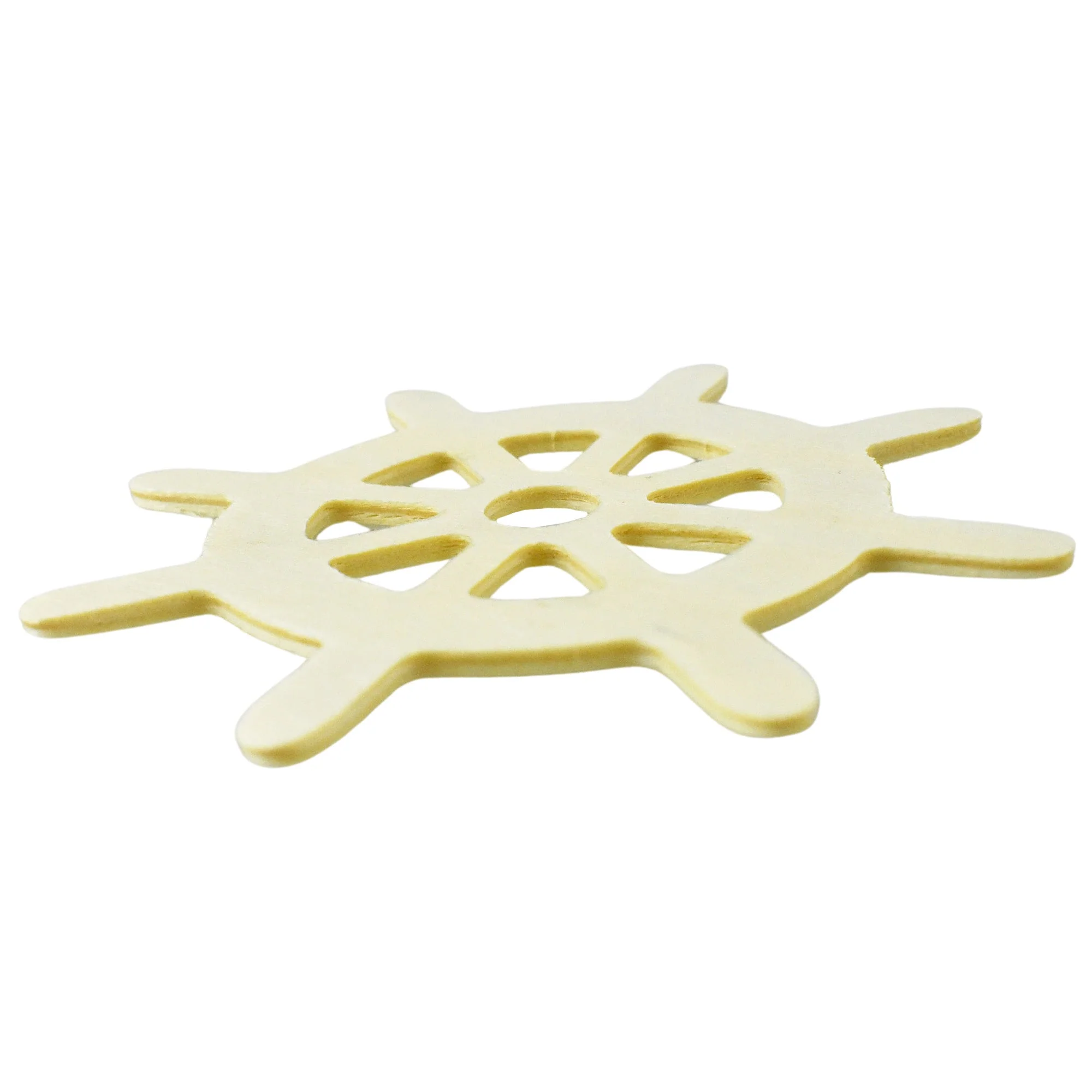 DIY Nautical Wheel Craft Wood Shapes, 3-1/8-Inch, 12-Count - Image 3