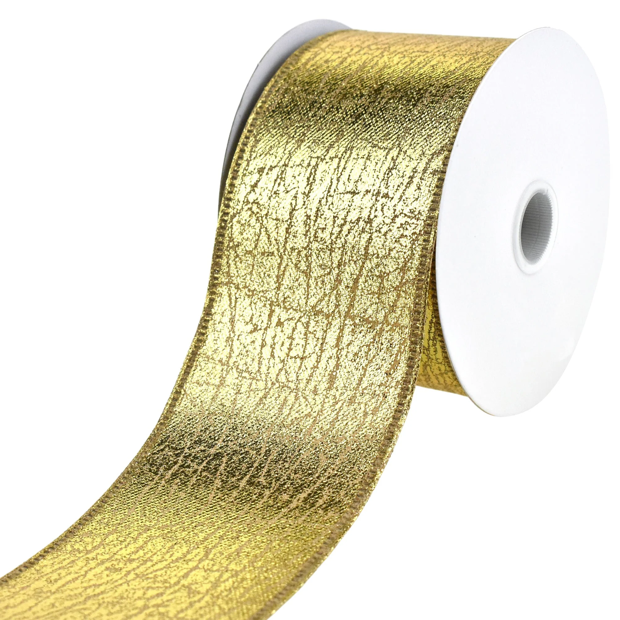 Elegant Cracked Lamé Wired Ribbon, 2-1/2-Inch, 10-Yard - Image 5