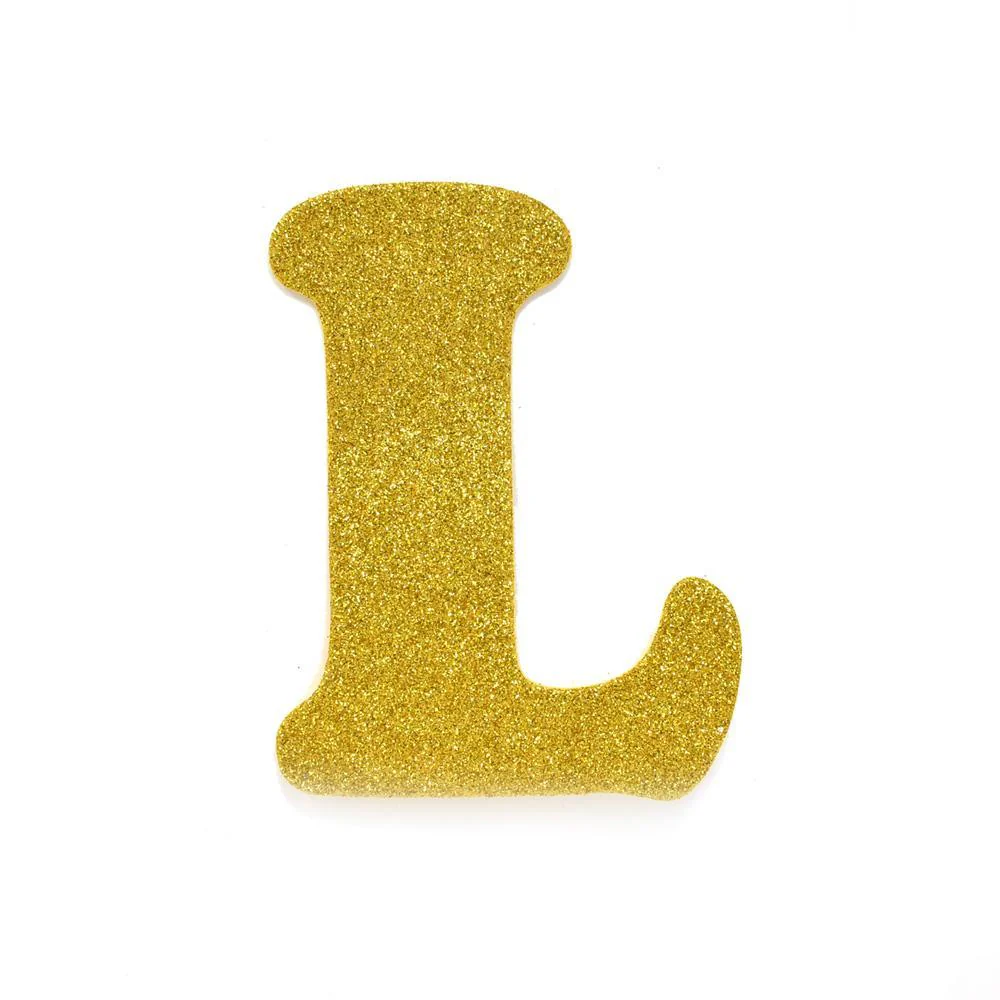 EVA Glitter Foam Letters and Numbers Cut Outs, 4-1/2-inch, 12-count - Image 12