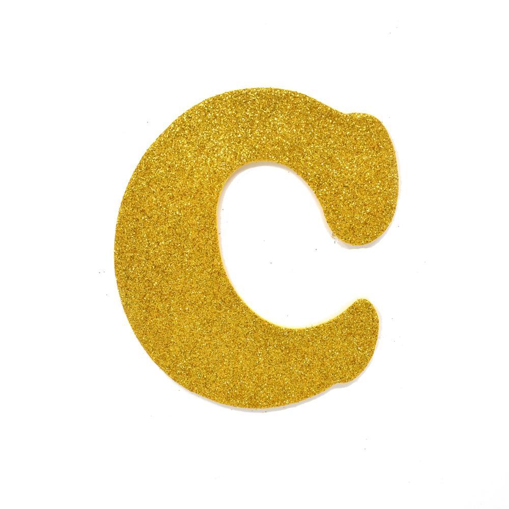 EVA Glitter Foam Letters and Numbers Cut Outs, 4-1/2-inch, 12-count - Image 3