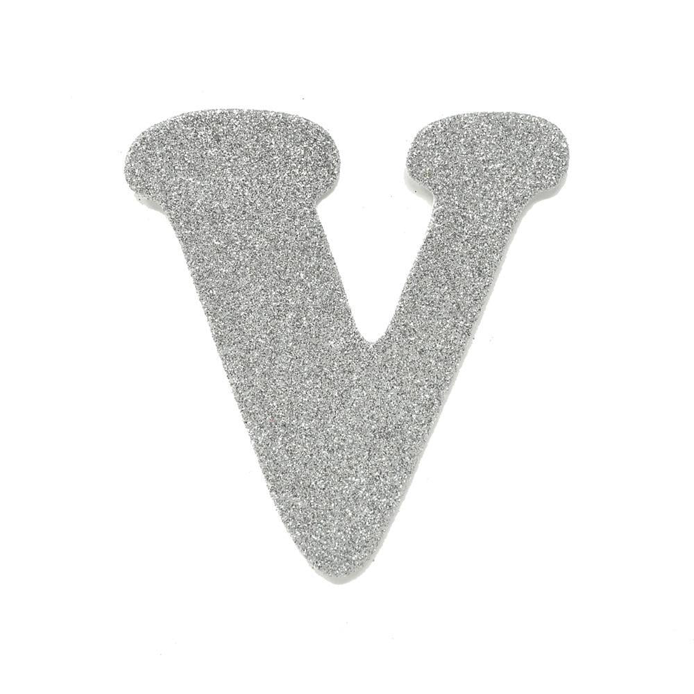 EVA Glitter Foam Letters and Numbers Cut Outs, 4-1/2-inch, 12-count - Image 53