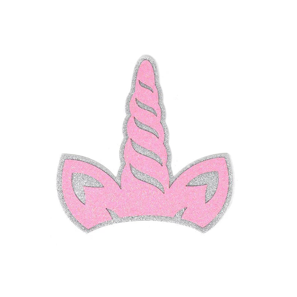 EVA Glitter Foam Unicorn Horn Cut Outs, 4-Inch, 10-Count - Image 5