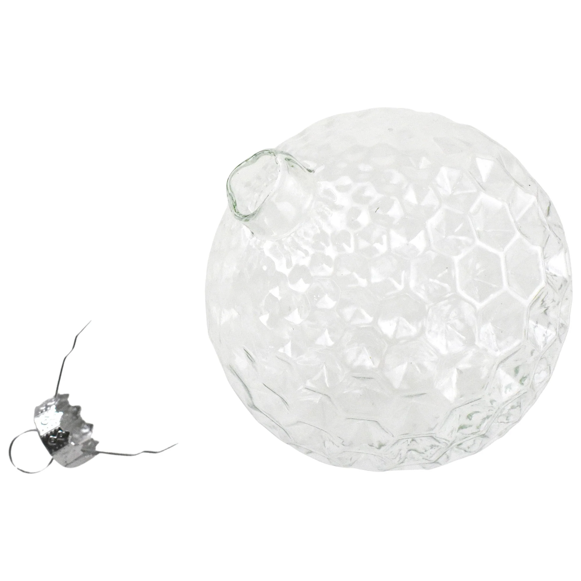 Fillable Glass Disco Ball Christmas Ornament, 3-1/4-Inch - Image 3