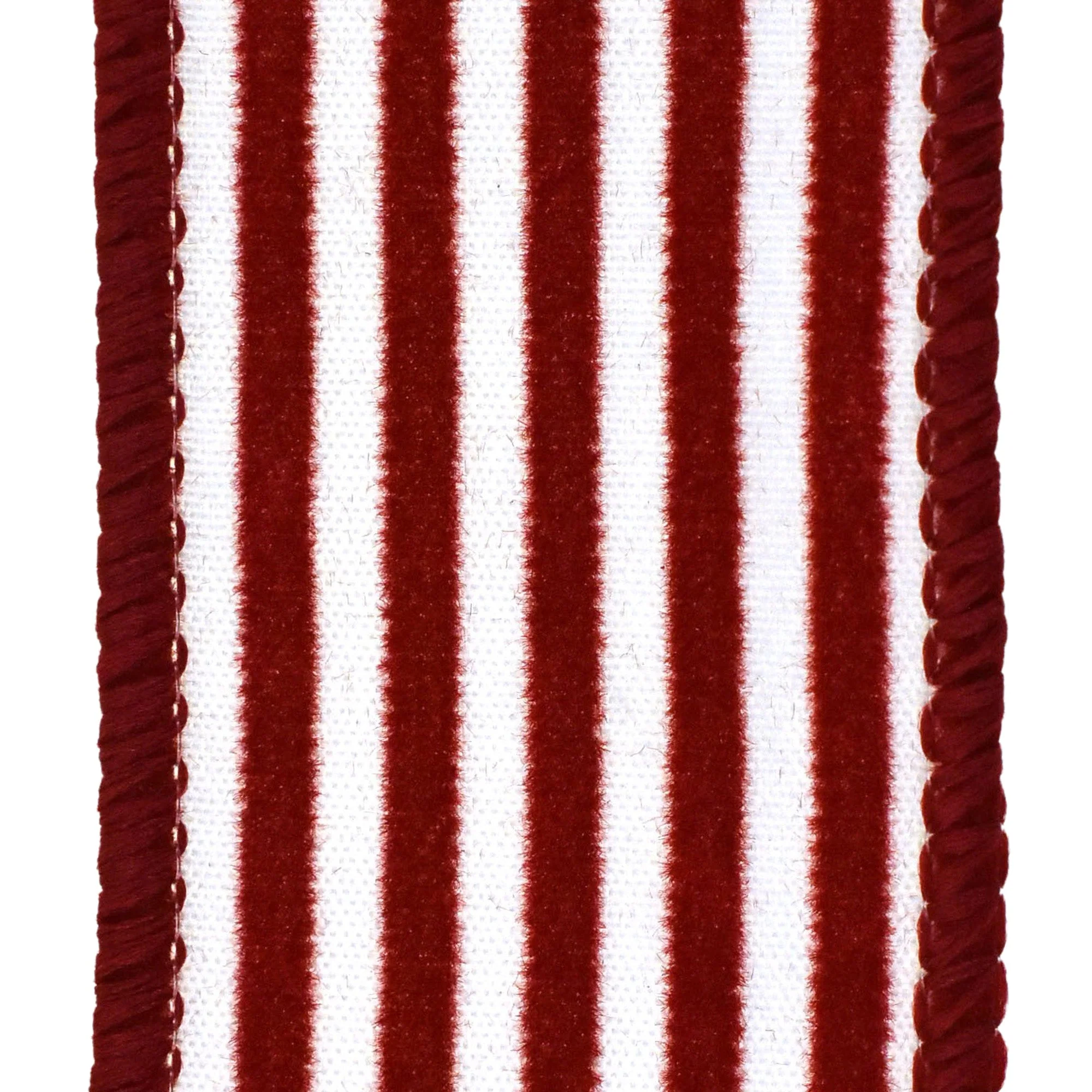 Flocked Velvet Cabana Stripes Wired Ribbon, 1-1/2-Inch, 10-Yard - Image 3