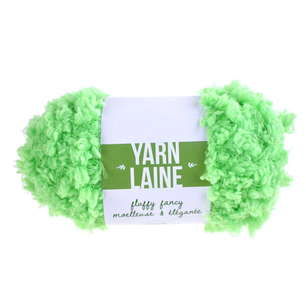 Fluffy Fancy Solid Colored Polyester Yarn Bundle, 65-Yard - Image 10