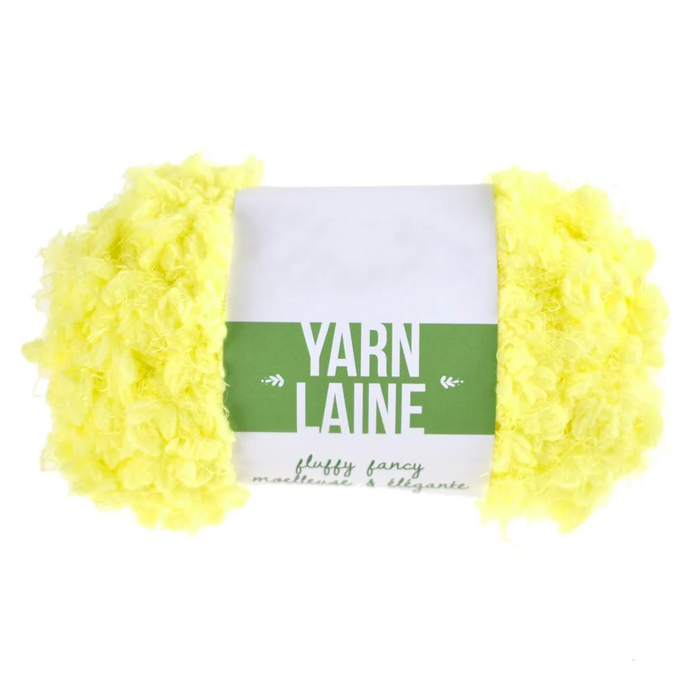 Fluffy Fancy Solid Colored Polyester Yarn Bundle, 65-Yard - Image 5