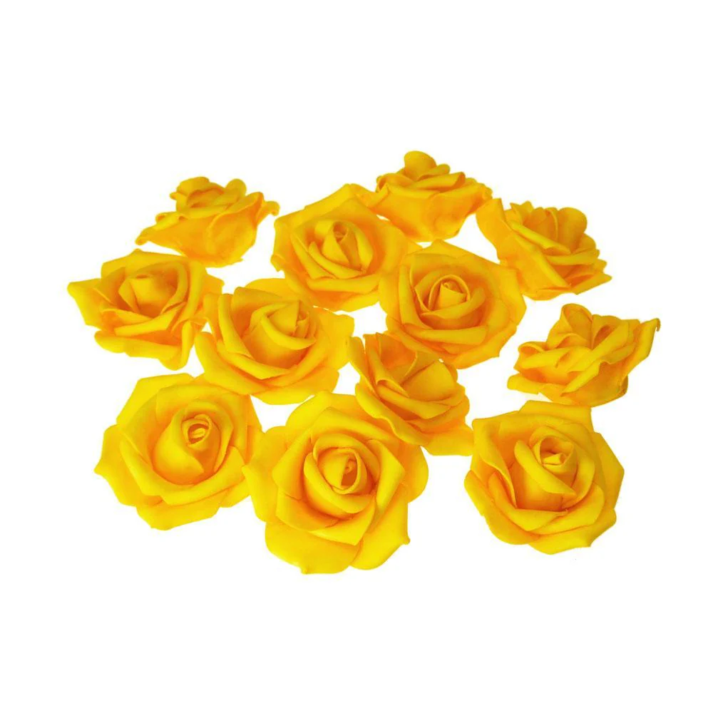 Foam Roses Flower Head Embellishment, 3-Inch, 12-Count - Image 15