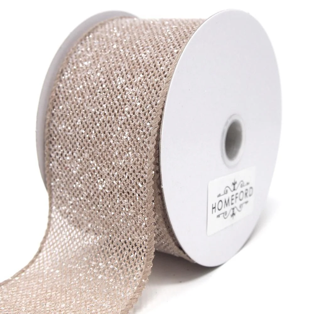 Frosted Net Wired Ribbon, 10 Yards - Image 26