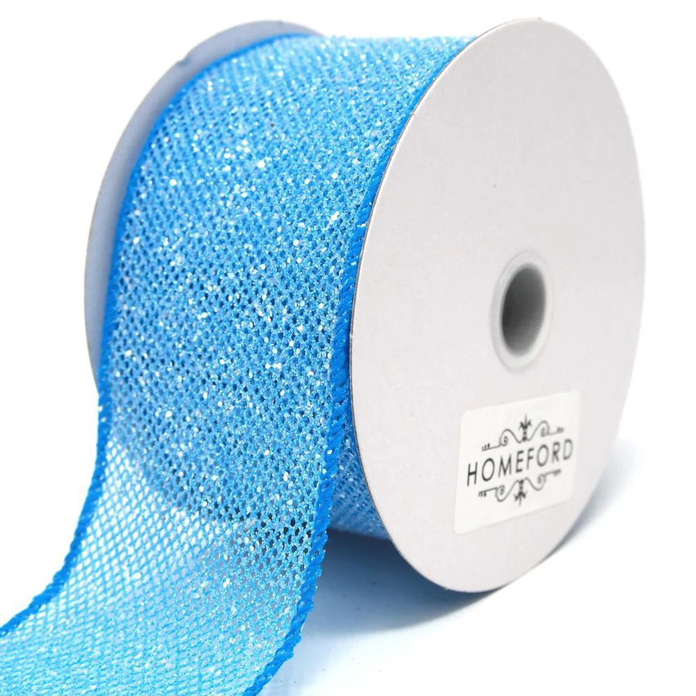 Frosted Net Wired Ribbon, 10 Yards - Image 27