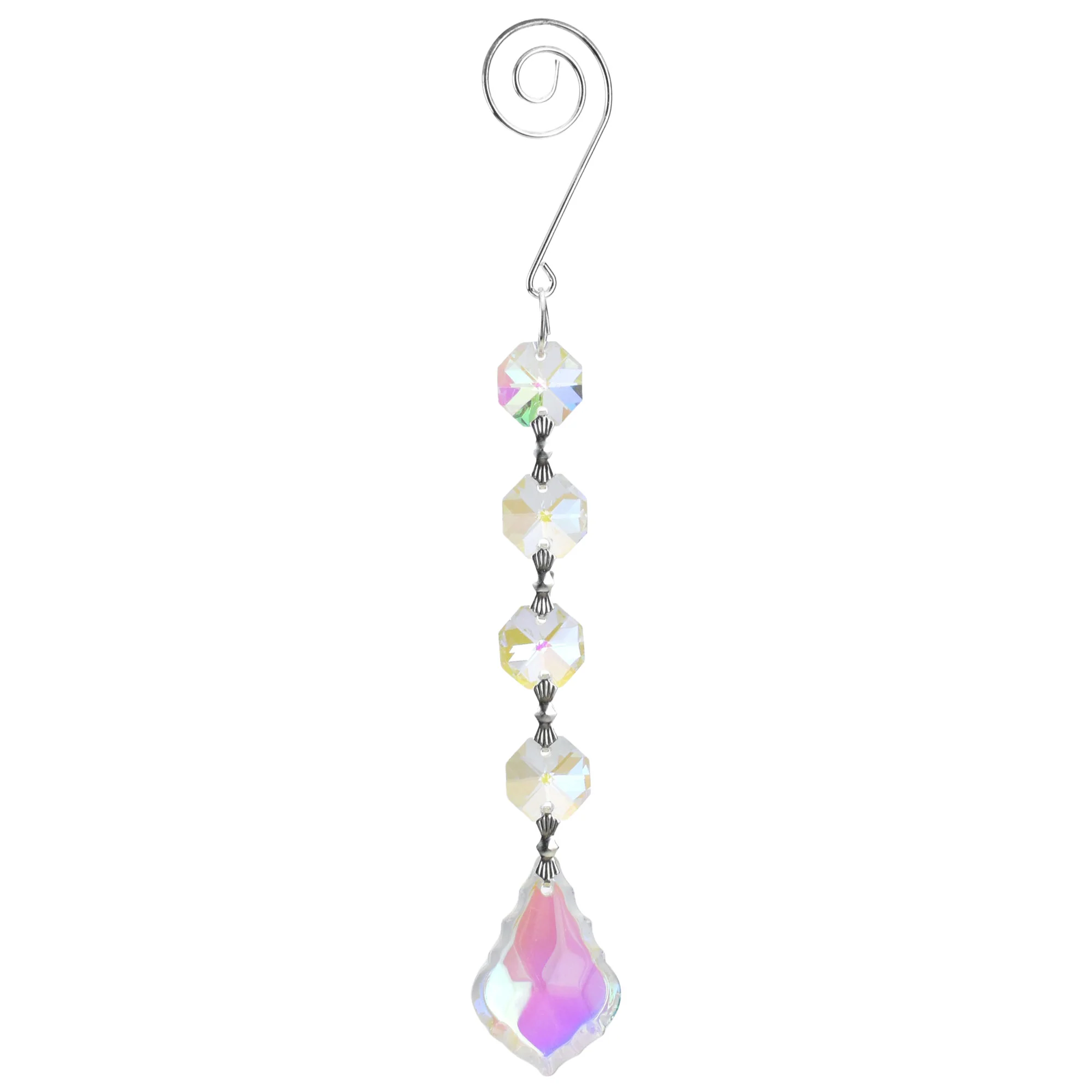 Acrylic Chandelier Crystals, Filigree Link, 6-inch - Image 2